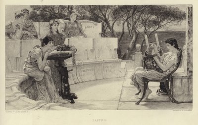 Sappho by Lawrence Alma Tadema